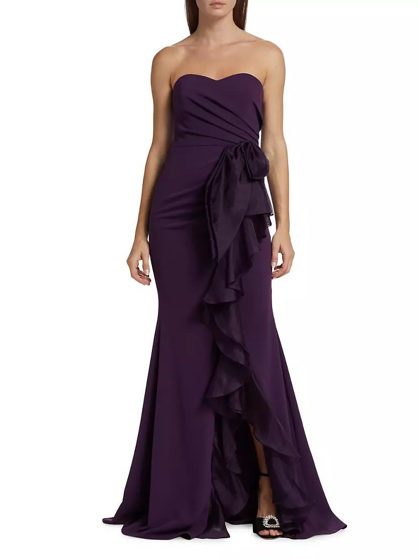 Ruffle Floor-Length Gown Product Image