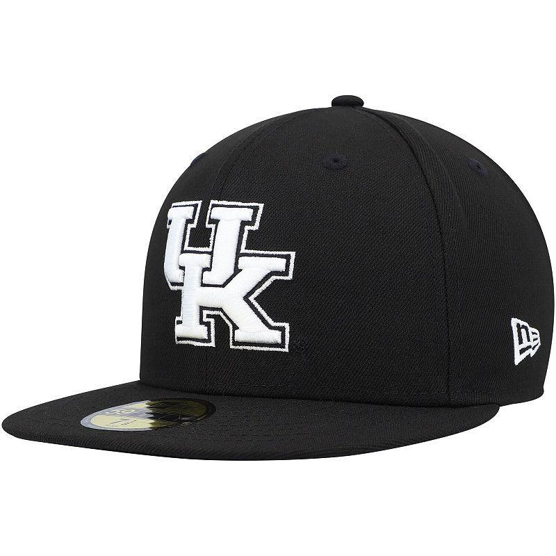 Mens New Era Kentucky Wildcats & White 59FIFTY Fitted Hat Product Image