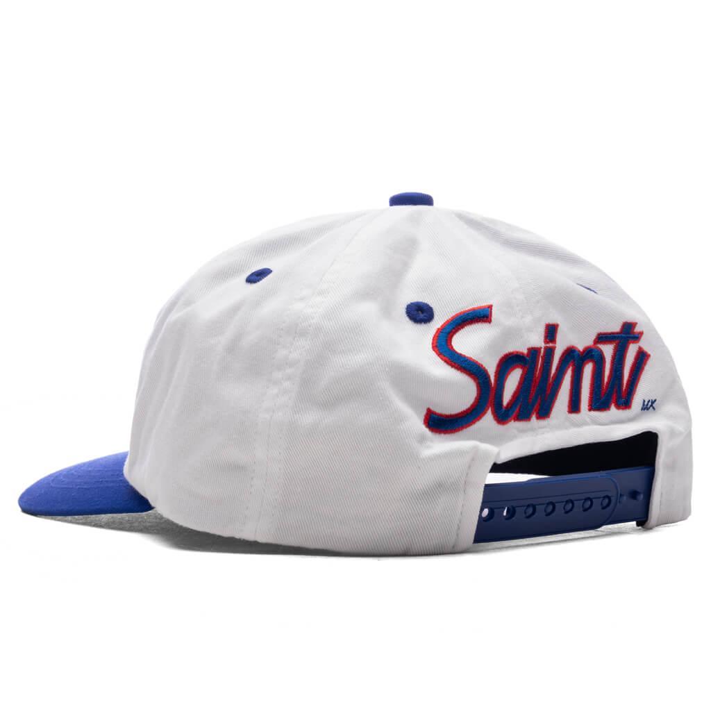 Saint Cap - White/Blue Male Product Image