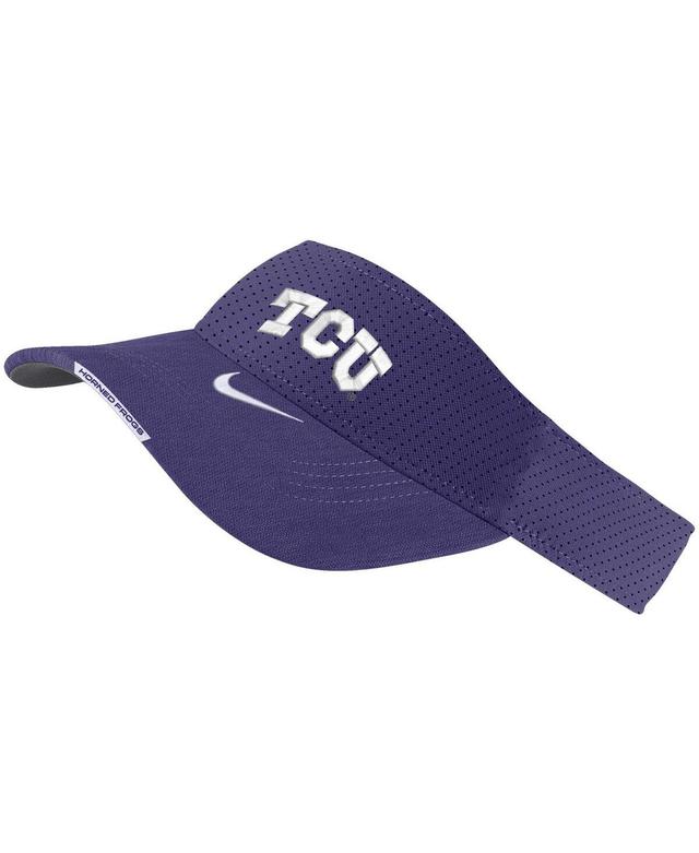 Mens Nike Purple Tcu Horned Frogs 2023 Sideline Performance Adjustable Visor Product Image