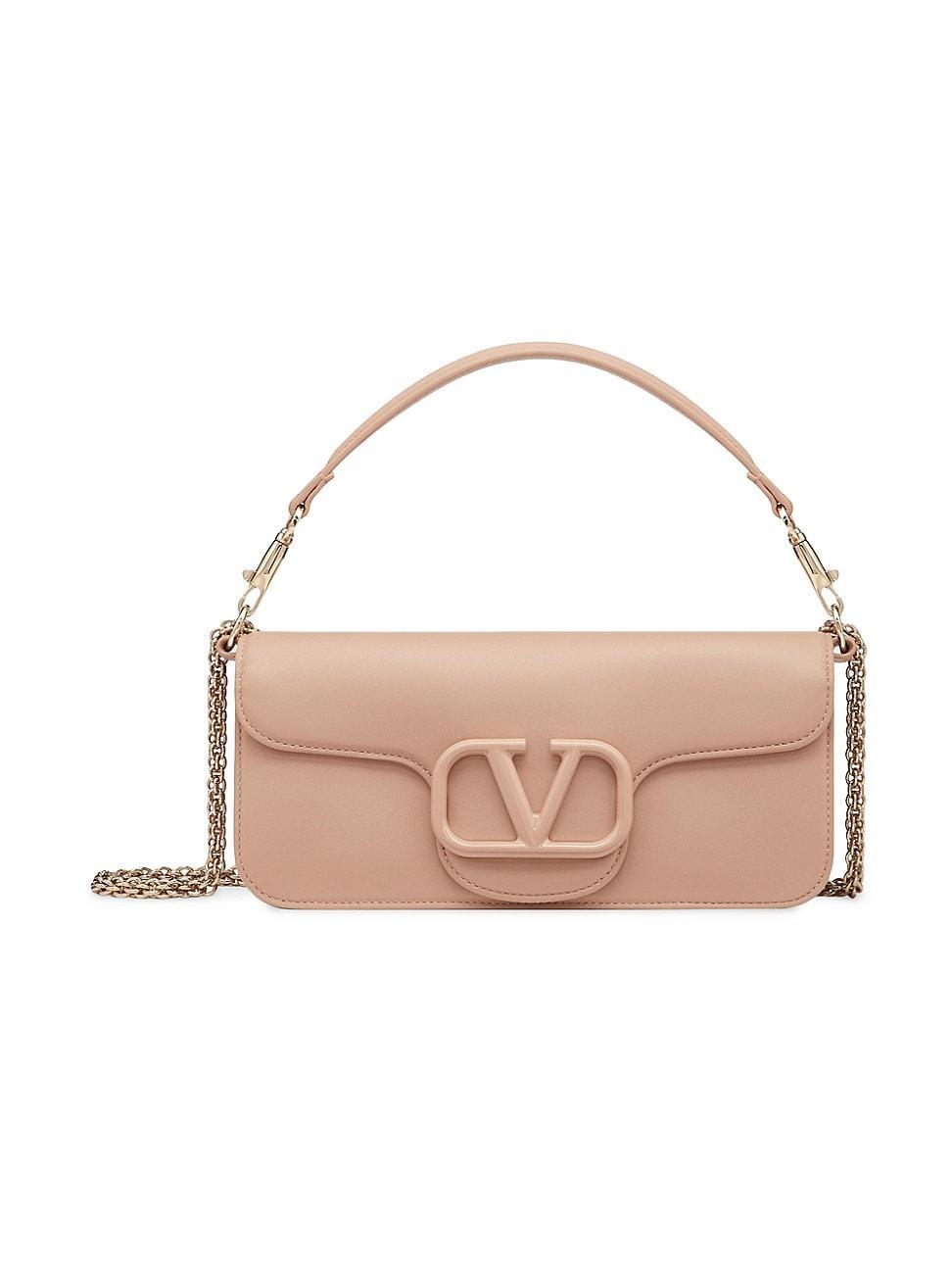 Womens Valentino Garavani Loc Calfskin Shoulder Bag Product Image