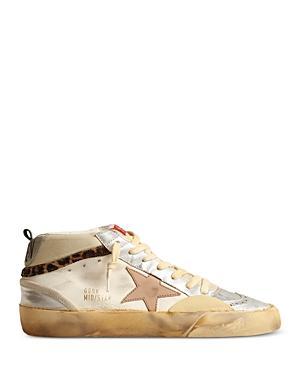 Golden Goose Womens Mid Star Mid Top Sneakers Product Image