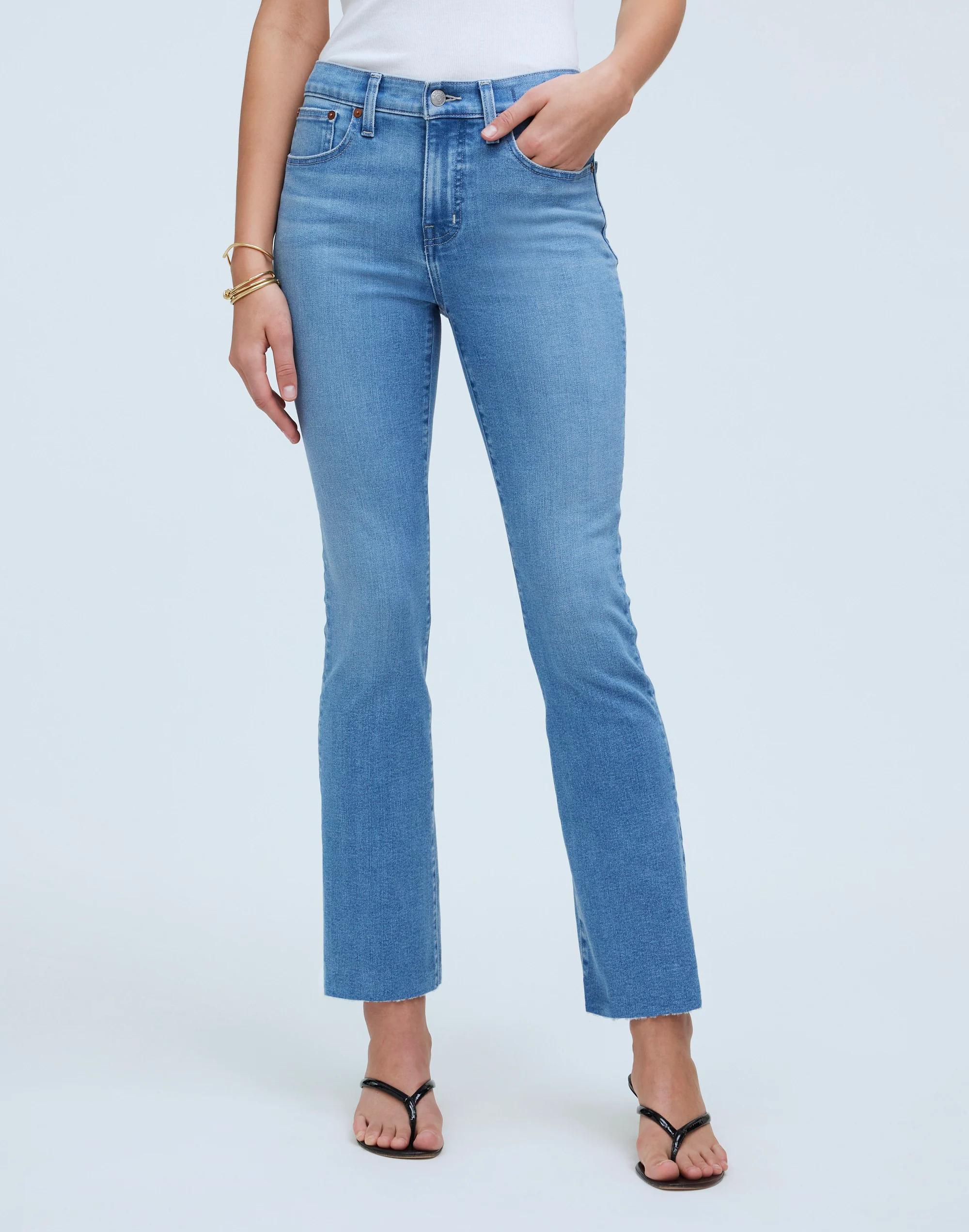 Kick Out Crop Jeans in Corley Wash: Raw-Hem Edition Product Image