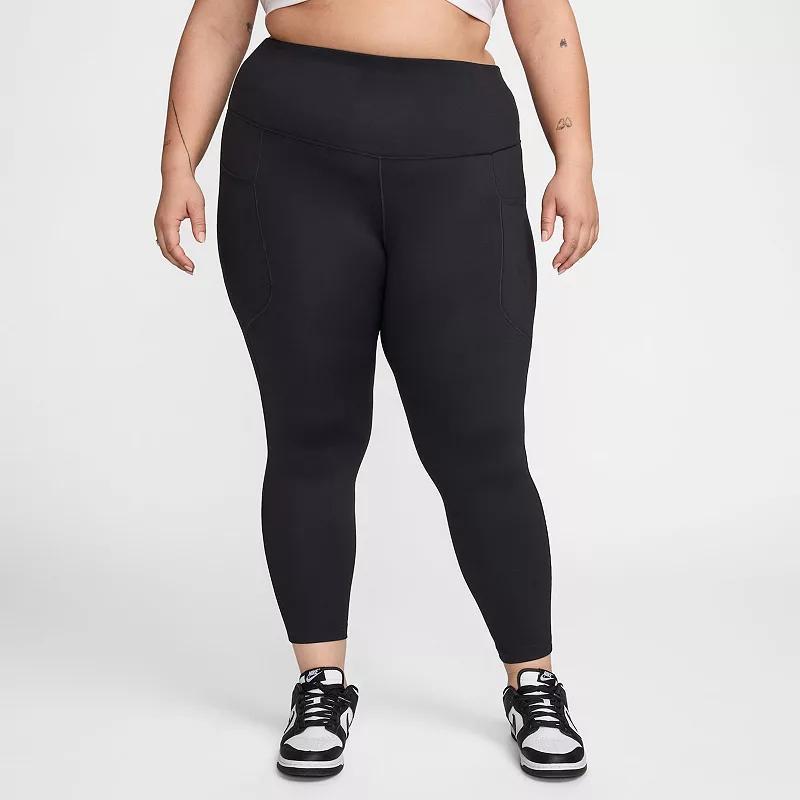 Nike Women's One High-Waisted 7/8 Leggings with Pockets (Plus Size) Product Image