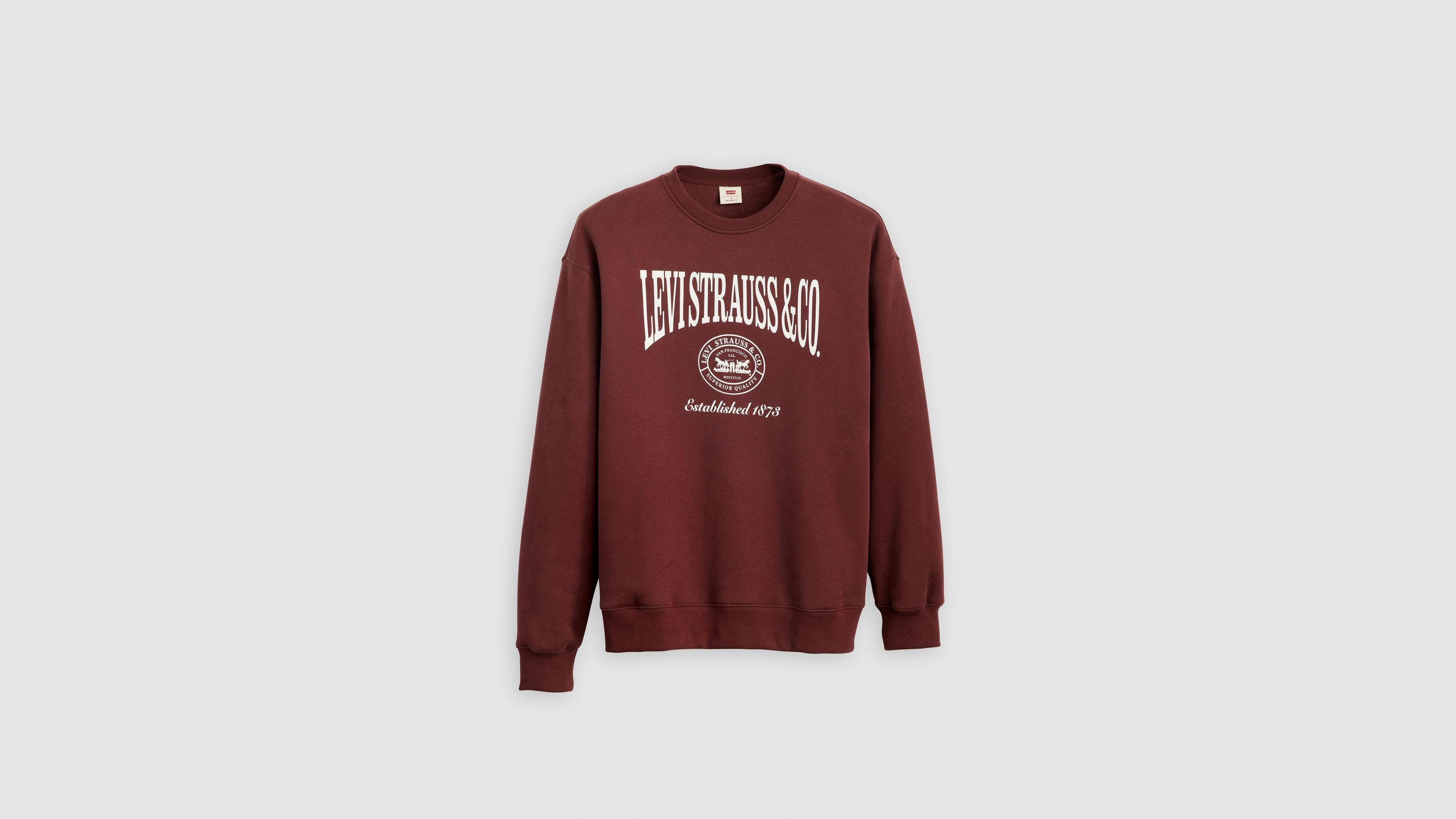 Relaxed Graphic Crewneck Sweatshirt Product Image