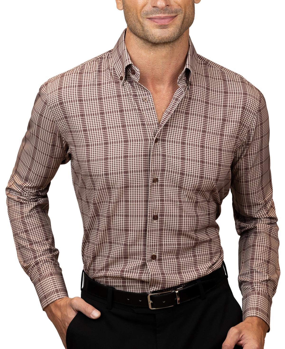 Tayion Collection Mens Slim-Fit Dress Shirt Product Image