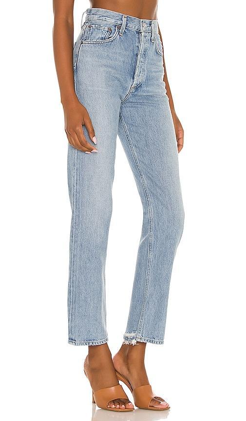 AGOLDE 90s Pinch Waist Jean in Denim-Light. Size 33. Product Image