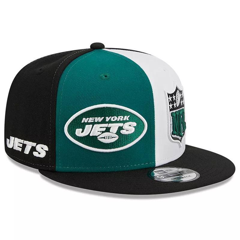 Mens New Era /Black New York Jets 2023 Sideline 9FIFTY Snapback Hat Product Image