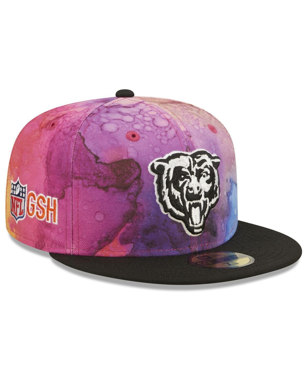 Mens New Era Pink Chicago Bears 2022 Nfl Crucial Catch 59FIFTY Fitted Hat - Pink Product Image