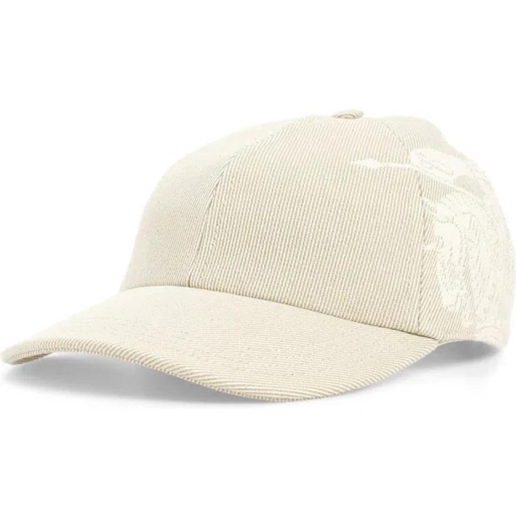 BURBERRY Ekd Jacquard Twill Adjustable Baseball Cap In Hunter Product Image