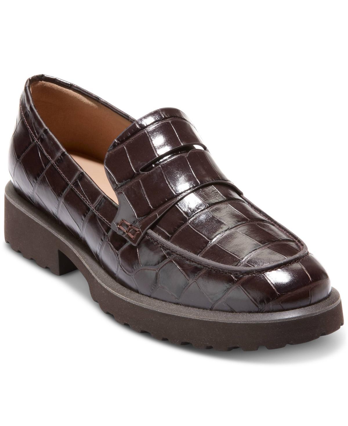 Womens Geneva Leather Loafers Product Image