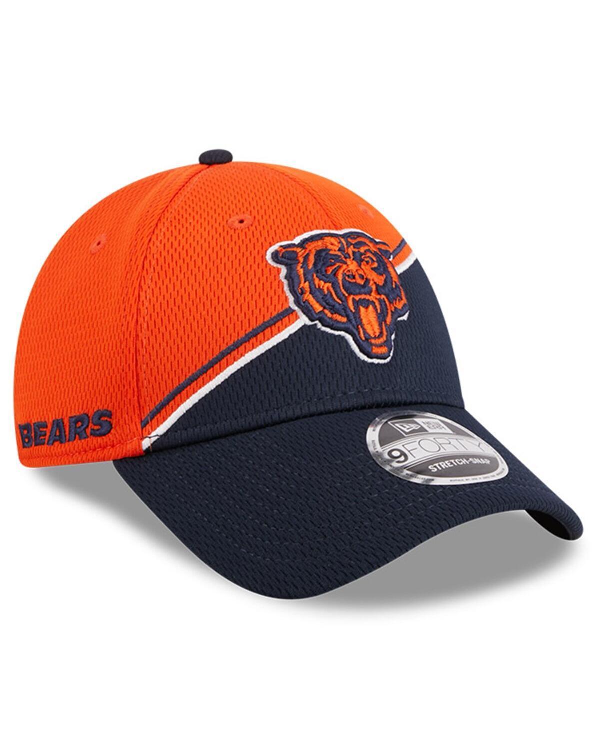 Mens New Era /Navy Chicago Bears 2023 Sideline 9FORTY Adjustable Hat Product Image