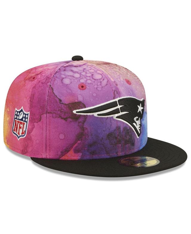 Mens New Era Pink New England Patriots 2022 Nfl Crucial Catch 59FIFTY Fitted Hat - Pink Product Image