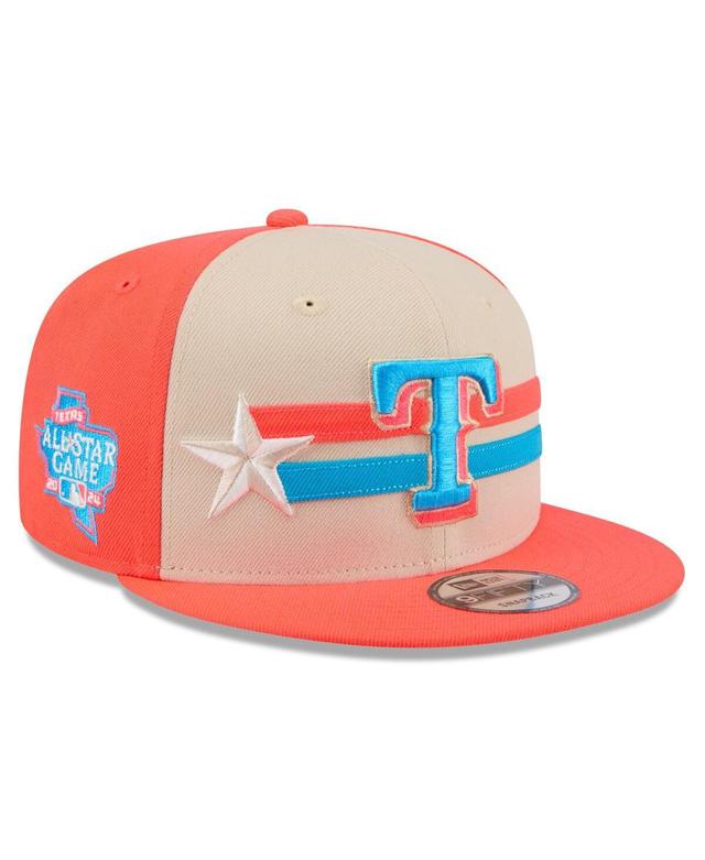 New Era Mens Cream Texas Rangers 2024 Mlb All-Star Game 9FIFTY Snapback Hat Product Image