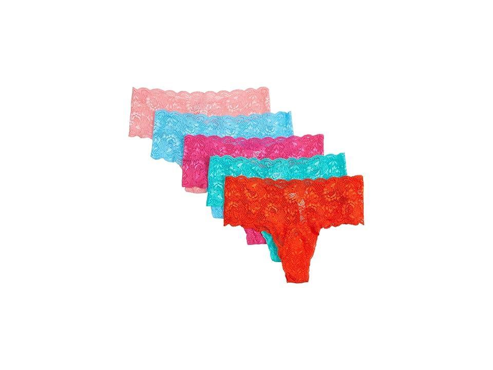 Cosabella Never Say Never Comfie Thong Gift 5Pk (Vendu Conbl Flopk Addyg Sicor) Women's Underwear Product Image