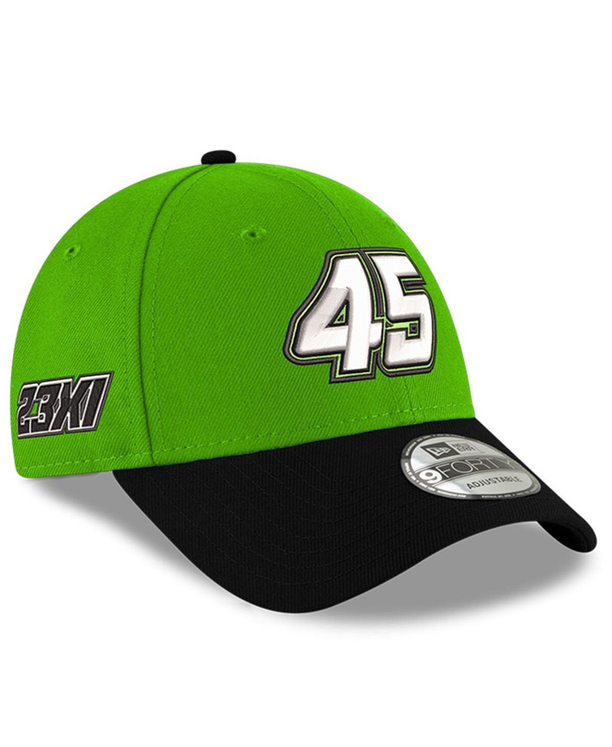 Mens New Era Green Kurt Busch Number 9FORTY Snapback Adjustable Hat Product Image