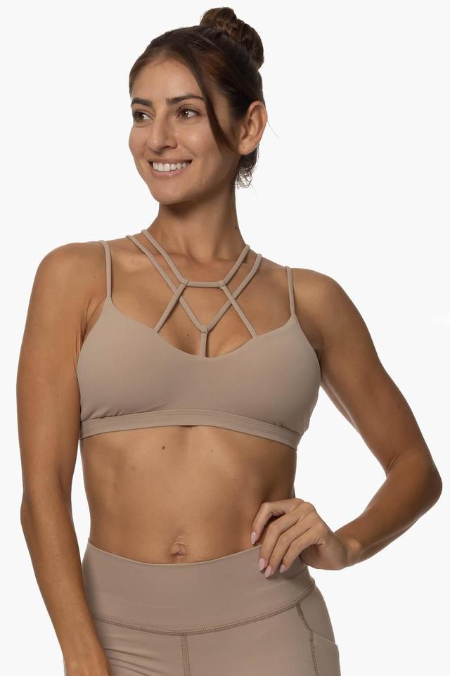 Calicoan Lace Sports Bra - Mocha Female Product Image