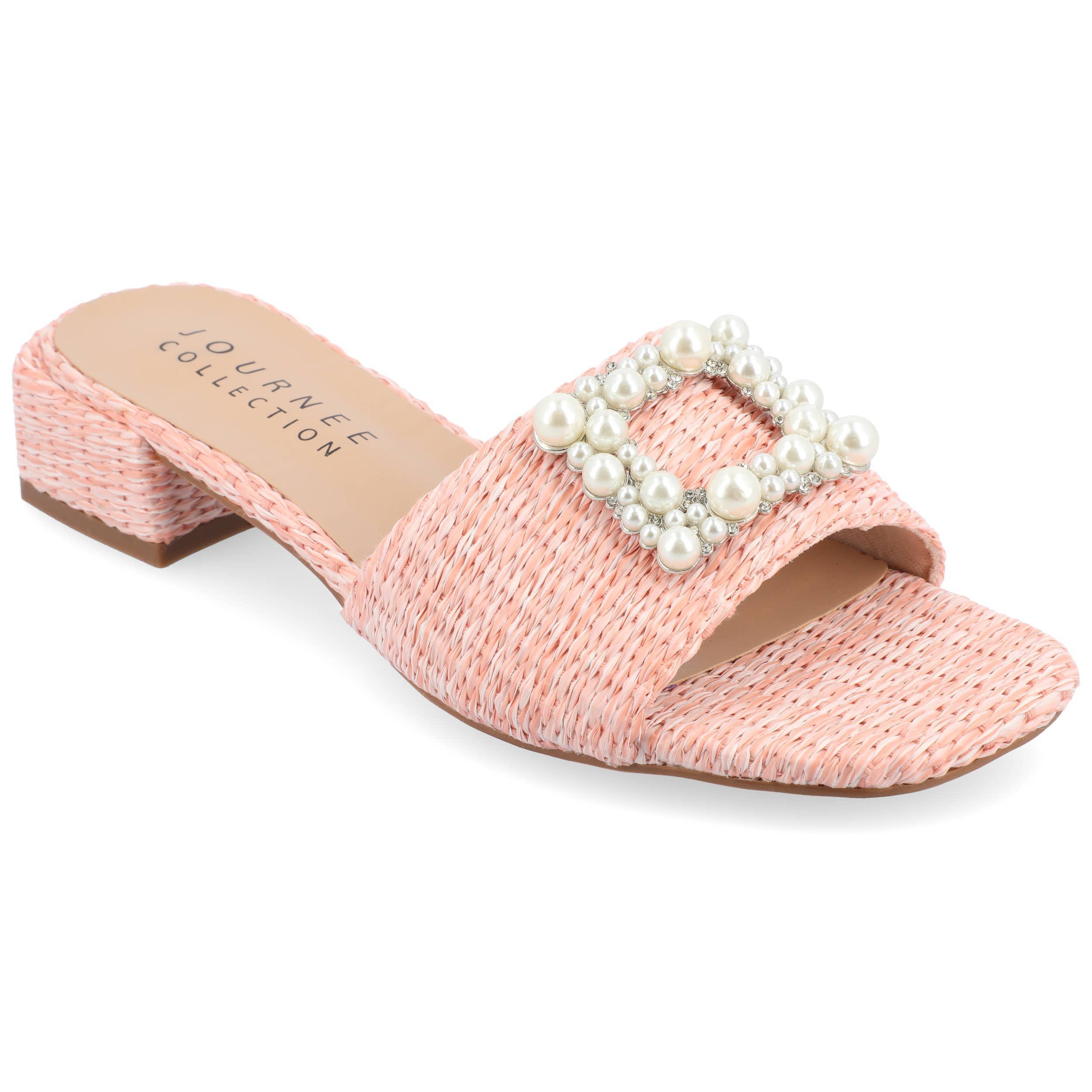 Journee Collection Justina Womens Tru Comfort Foam Buckle Sandals Product Image