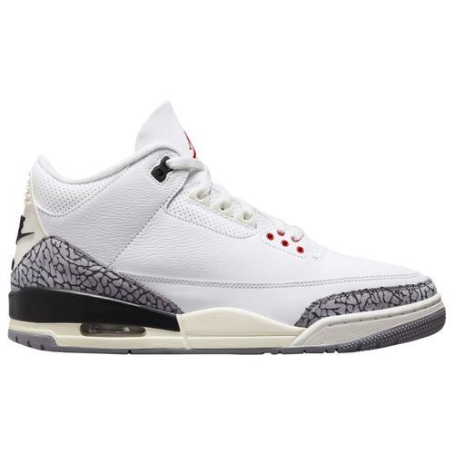 Jordan Mens Retro 3 - Shoes Summit White/Black/Fire Red Product Image