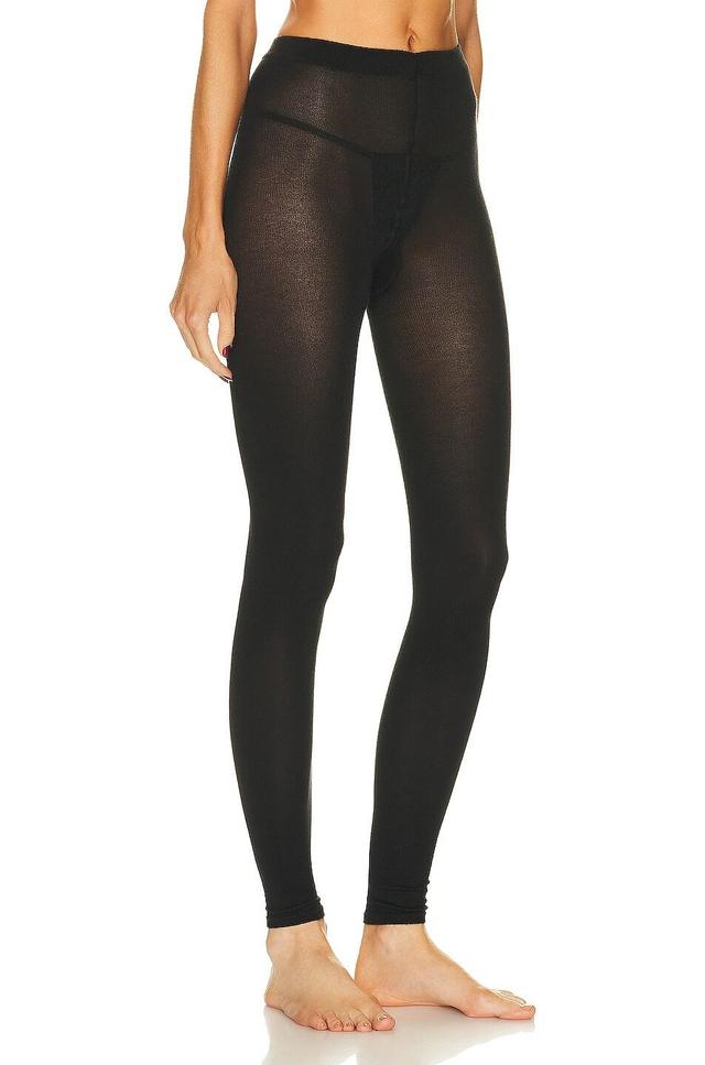 Wolford Cashmere Silk Tight Legging in Black Product Image