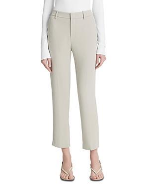 Vince Tailored Straight Leg Crepe Pants Product Image