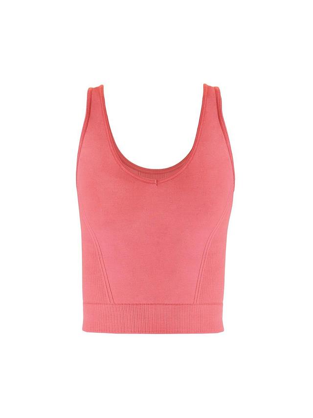 Womens Seamless Crop Tank Product Image