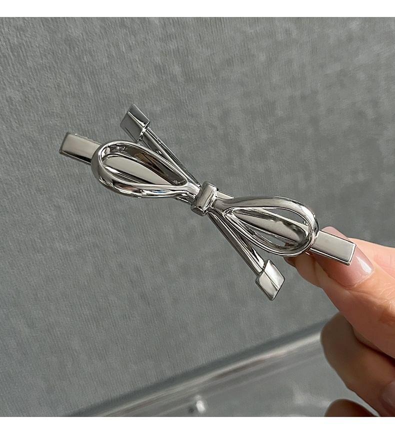 Bow Alloy Hair Clip Product Image