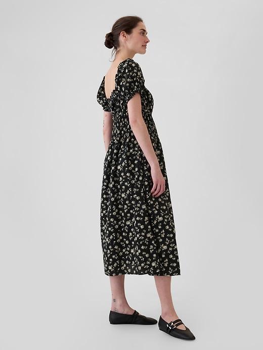 Smocked Midi Dress Product Image