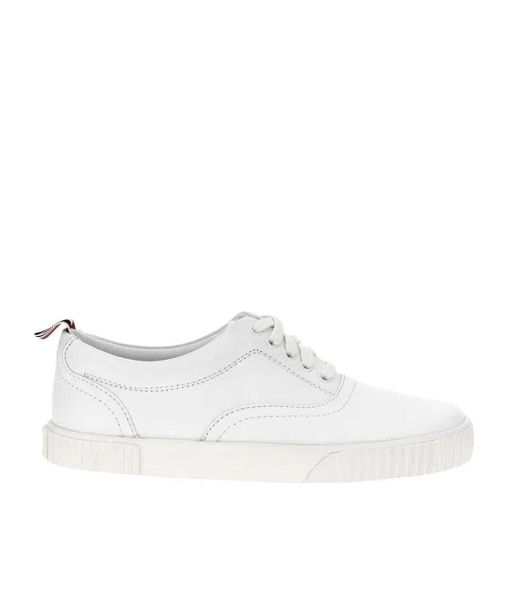 THOM BROWNE Heritage Sneakers In White Product Image