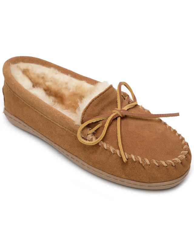 Minnetonka Womens Sheepskin Hardsole Slippers Product Image