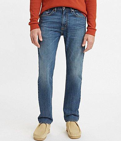 Mens Levis 505 Regular Fit Eco-Ease Stretch Jeans Product Image