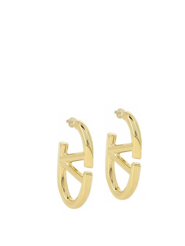 Golden Statement Earrings For Women In 金子 Product Image