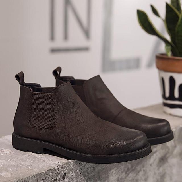 Genuine Leather Ankle Chelsea Boots Product Image