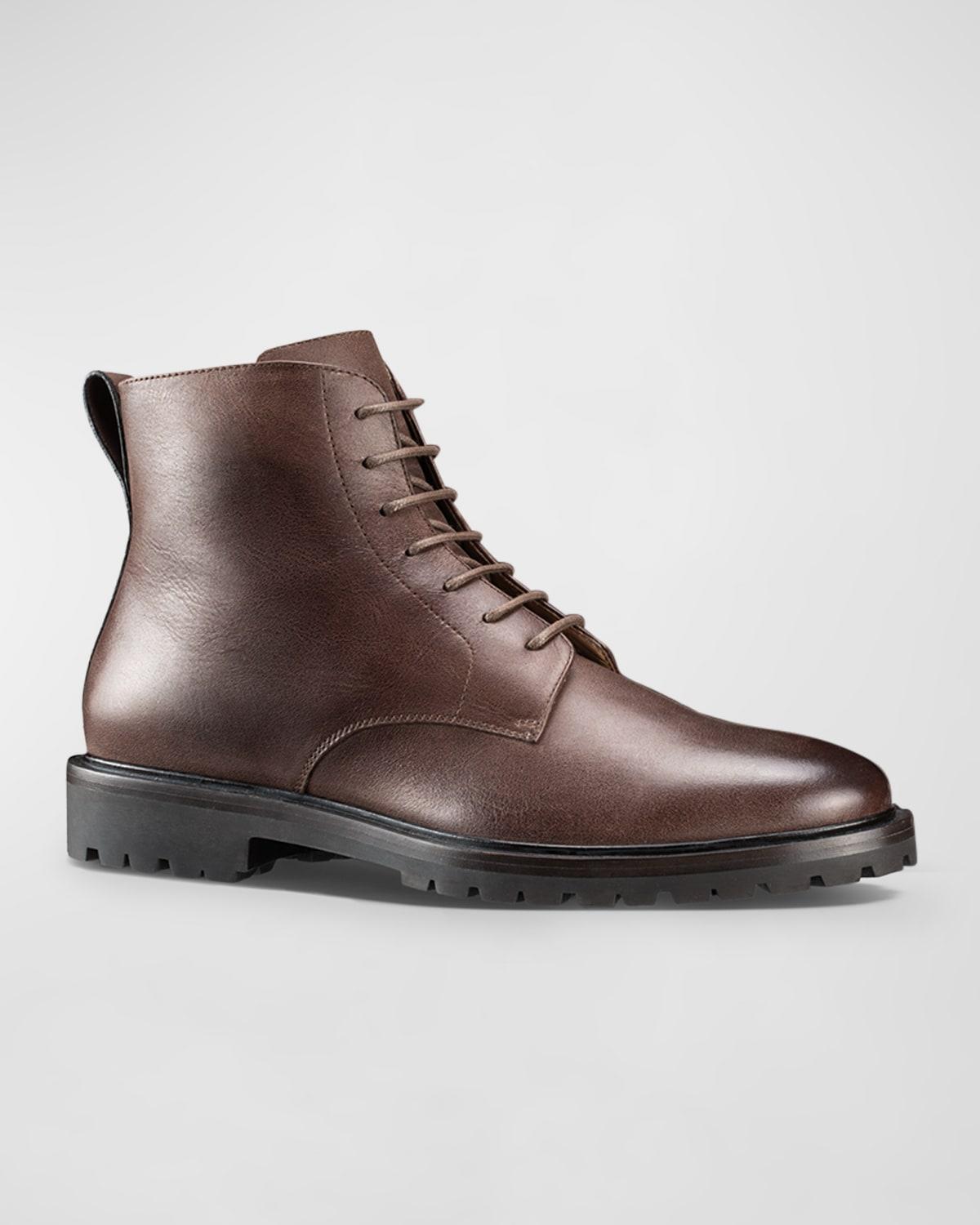 Mens Bergamo Leather Combat Boots Product Image