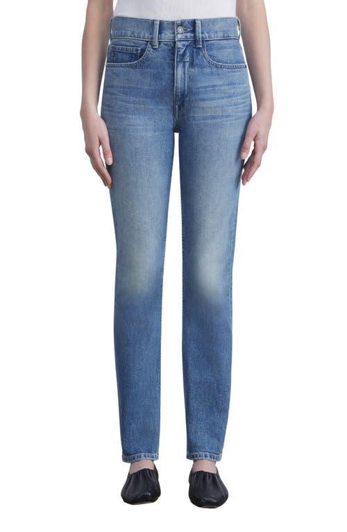 Lafayette 148 New York Reeve High Waist Straight Ankle Jeans Product Image