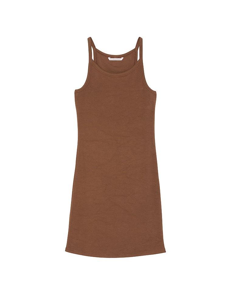 Luxe Ribbed Modal Mini Slip Dress Product Image