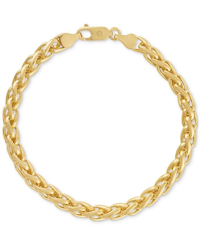 Esquire Mens Jewelry Wheat Link Chain Bracelet, Created for Macys Product Image