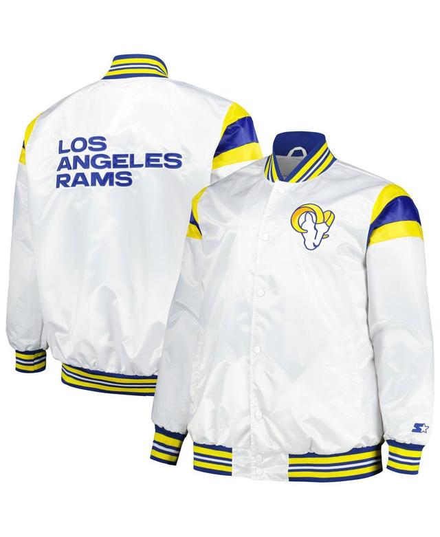 Mens Starter Los Angeles Rams Satin Full-Snap Varsity Jacket Product Image