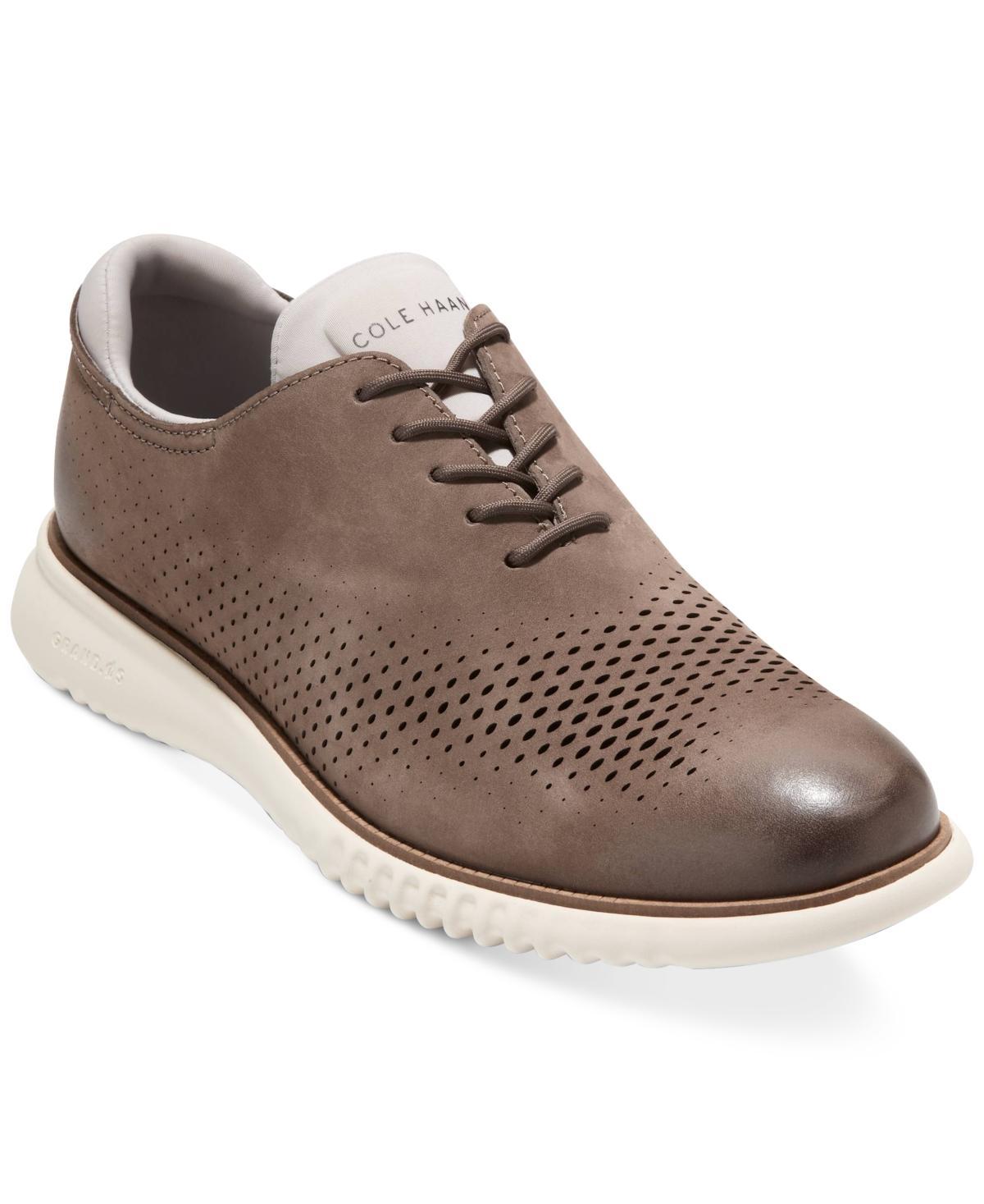 Cole Haan Mens 2.ZERGRAND Leather Laser Cut Wingtip Oxfords Product Image