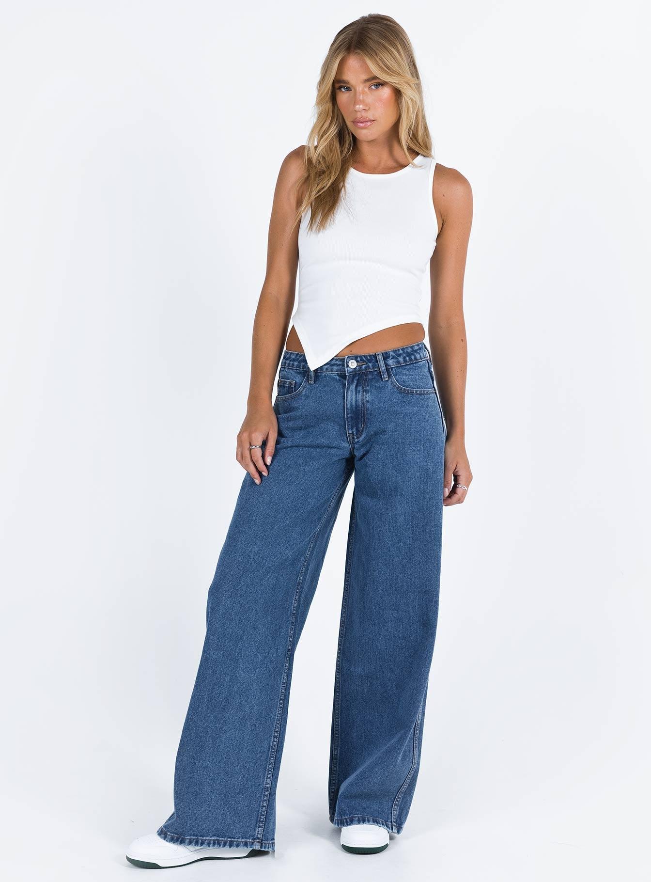 Ramos Low Rise Jeans Denim Petite Product Image