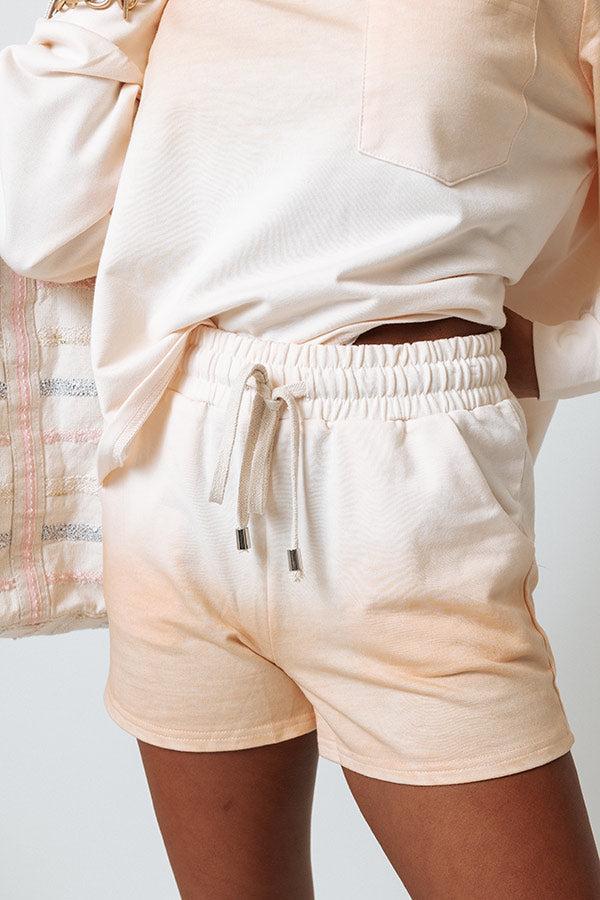 Truly Relaxed Ombre Shorts in Orange Product Image