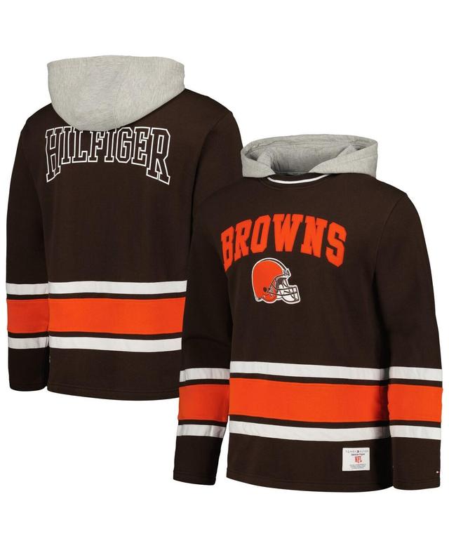 Mens Tommy Hilfiger Brown Cleveland Browns Ivan Fashion Pullover Hoodie Product Image