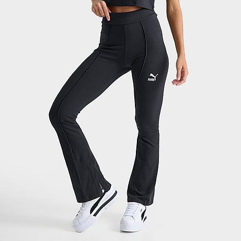 Puma Womens Classic Pintucked Flared Leggings Product Image