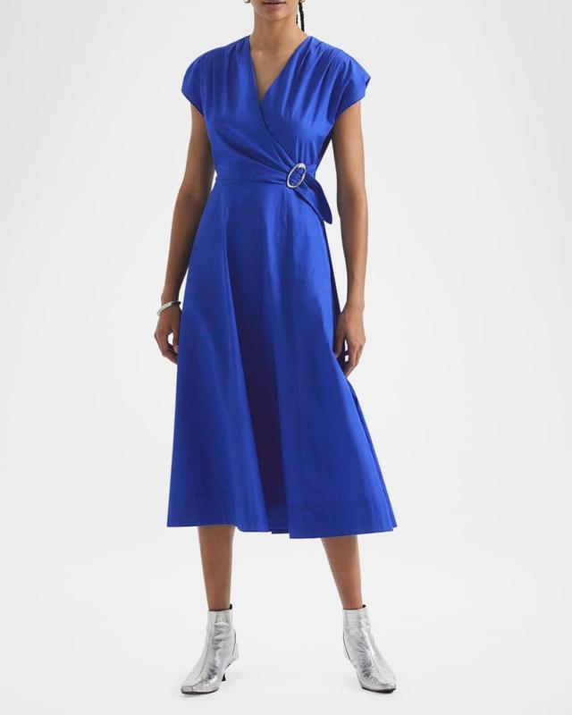 Aimee Wrap Midi Dress Product Image