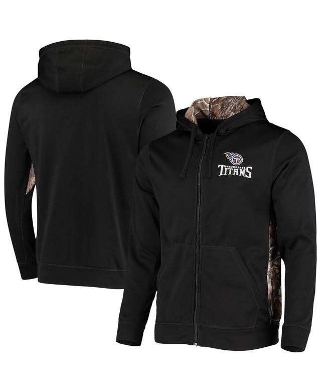 Mens Dunbrooke Black Tennessee Titans Decoy Tech Fleece Full-Zip Hoodie - Black Product Image