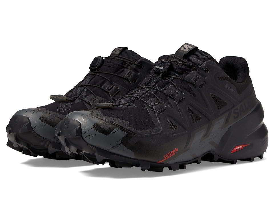 Salomon Speedcross 6 GTX Black/Phantom) Men's Shoes Product Image