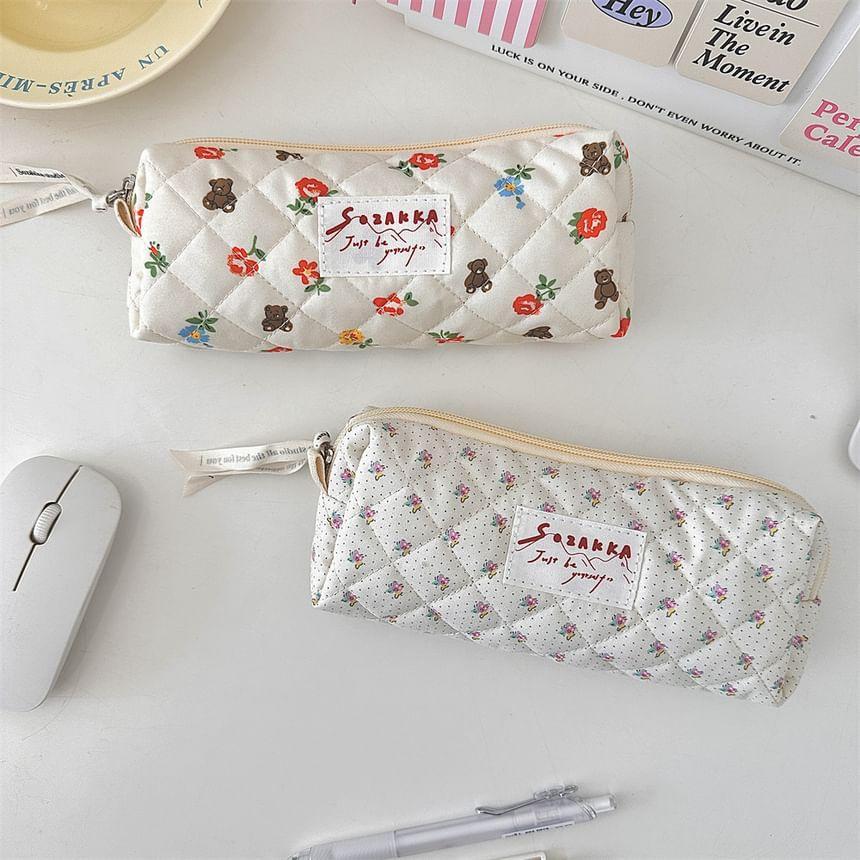 Lettering Tag Cosmetic Pouch Product Image