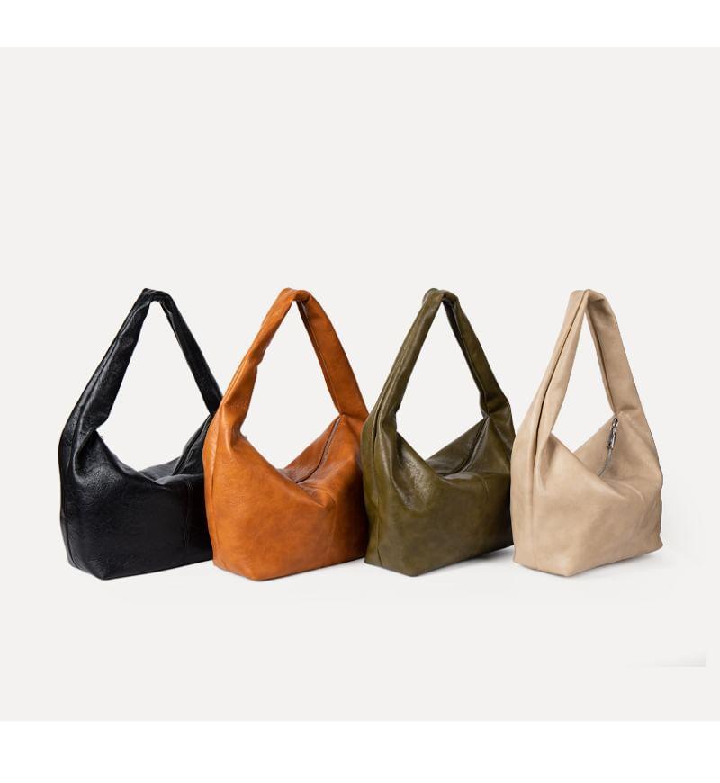 Faux Leather Shoulder Bag Product Image