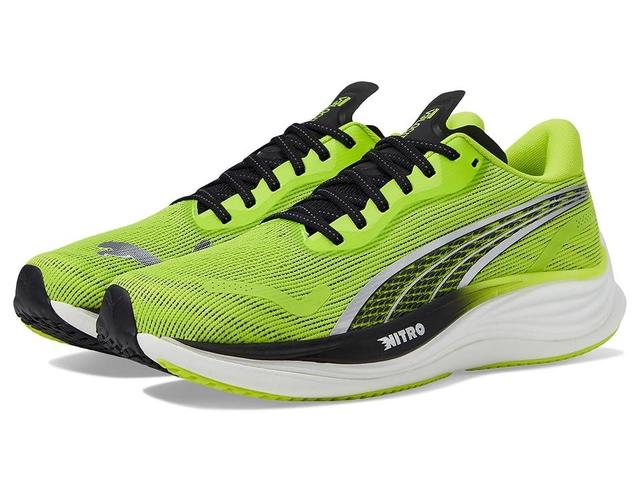 PUMA Velocity Nitro 3 Psychedelic Rush (Lime Pow/PUMA Black/PUMA Silver) Men's Shoes Product Image