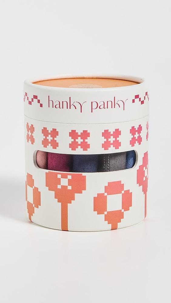 Hanky Panky 5 Original Rise Cotton Thongs | Shopbop Product Image